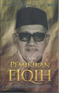 Pemikiran Fiqih : H. Abdul Rani Mahmud 1912-1993