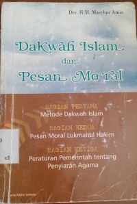 Image of Dakwah islam dan pesan moral