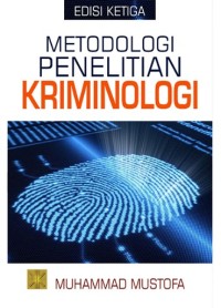 Image of Metodologi Penelitian Kriminologi
